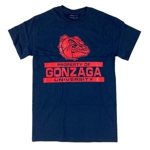 Property of Gonzaga University Bulldogs Small Shirt NWT